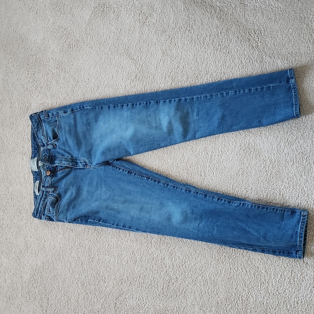 High Rise Straight Jeans